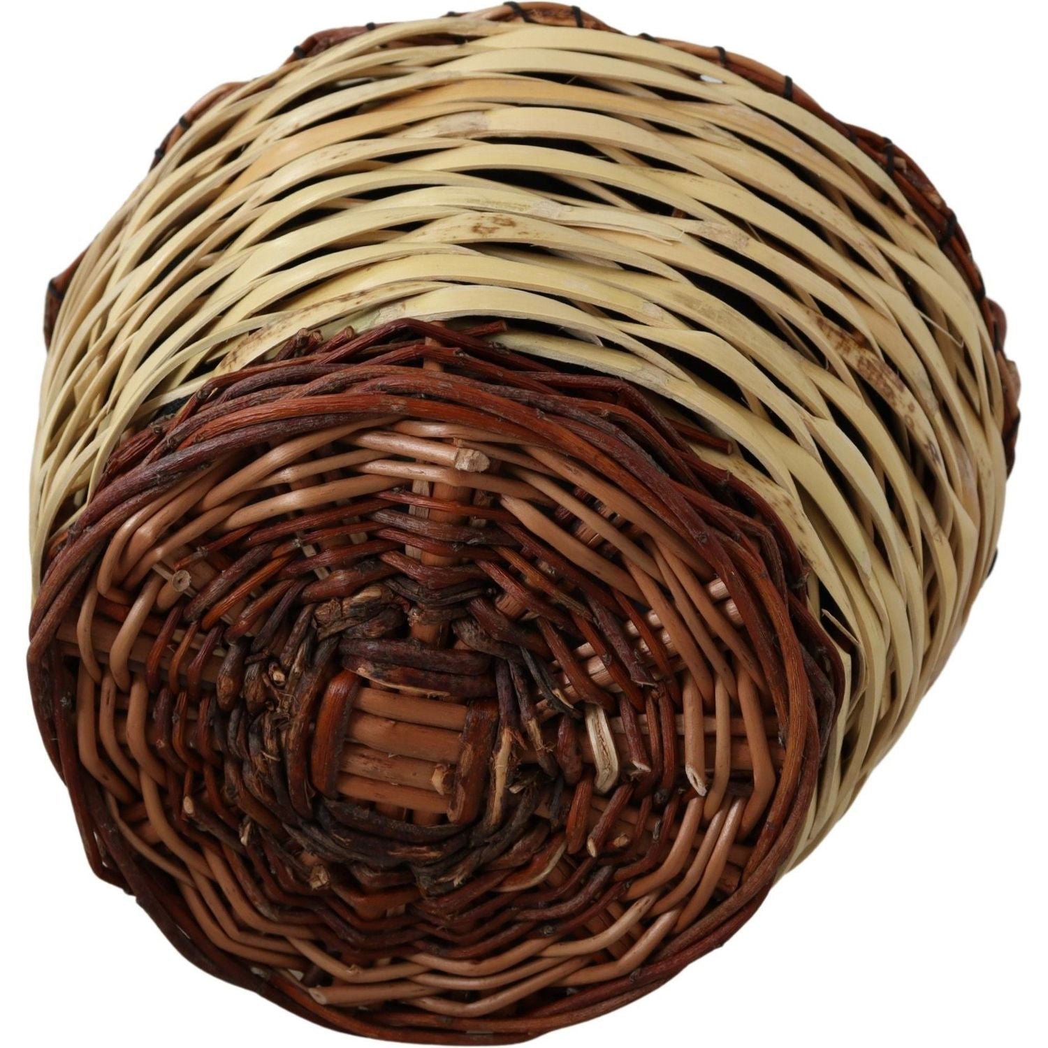 حقيبة توت دولتشي آند غابانا شيك من سلة الخوص باللون البيج