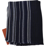 Missoni Multicolor Wool Striped Unisex Wrap Fringes Shawl