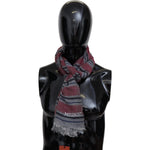 Missoni Multicolor Striped Wool Blend Unisex Neck Wrap Scarf