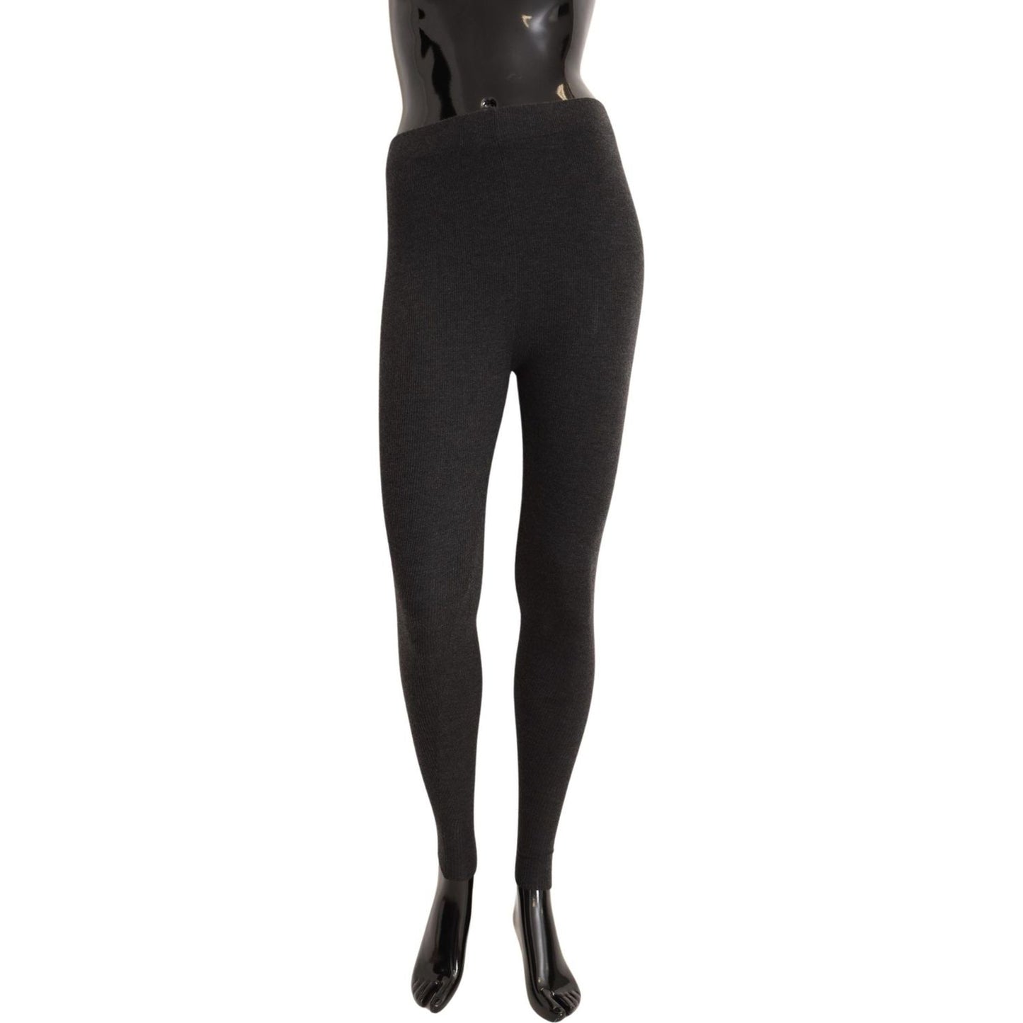 Dolce & Gabbana Gray 100% Cashmere Tights Stocking Socks SCS1126-40
