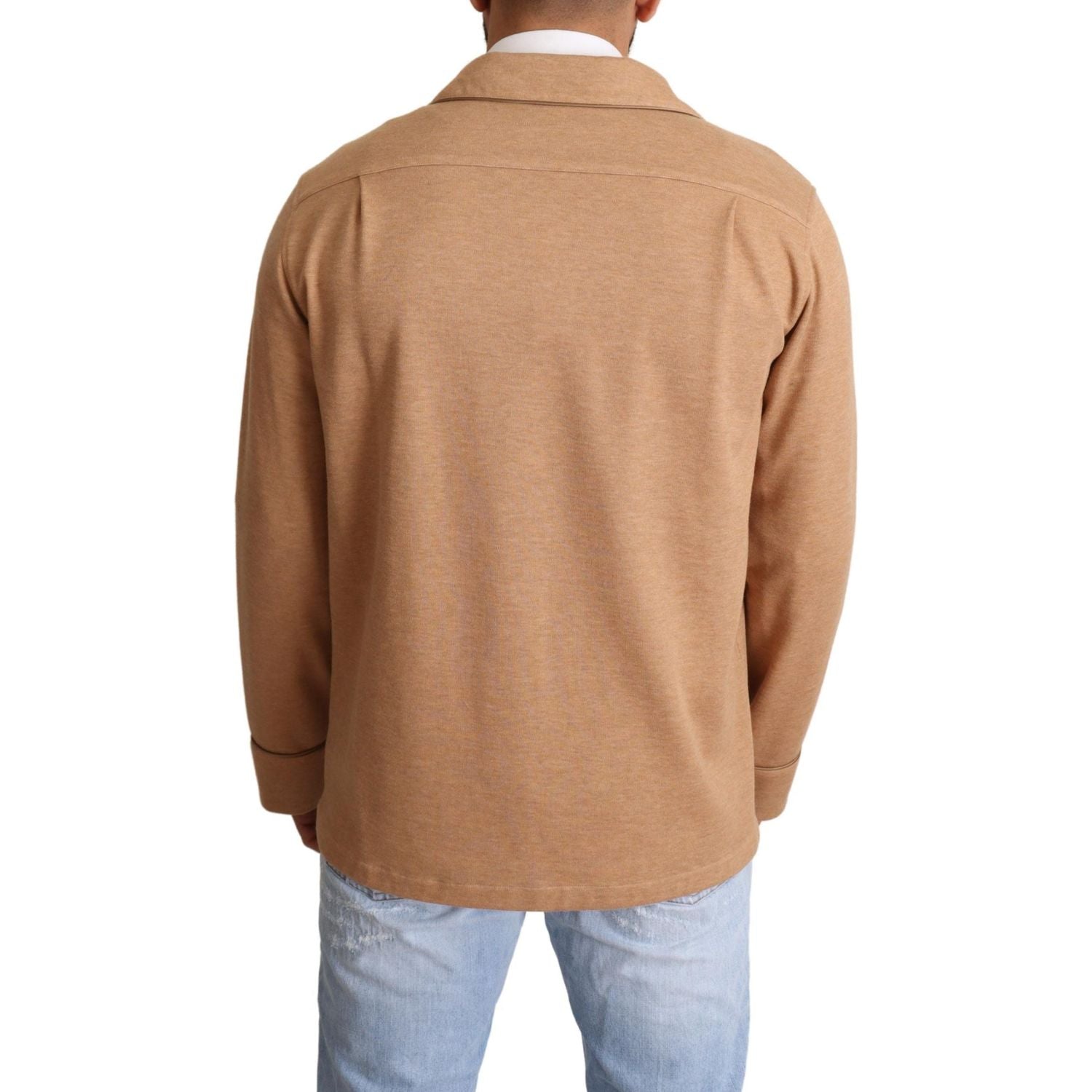 جاكيت دولتشي آند غابانا رجالي أنيق باللون الأزرق الفاتح