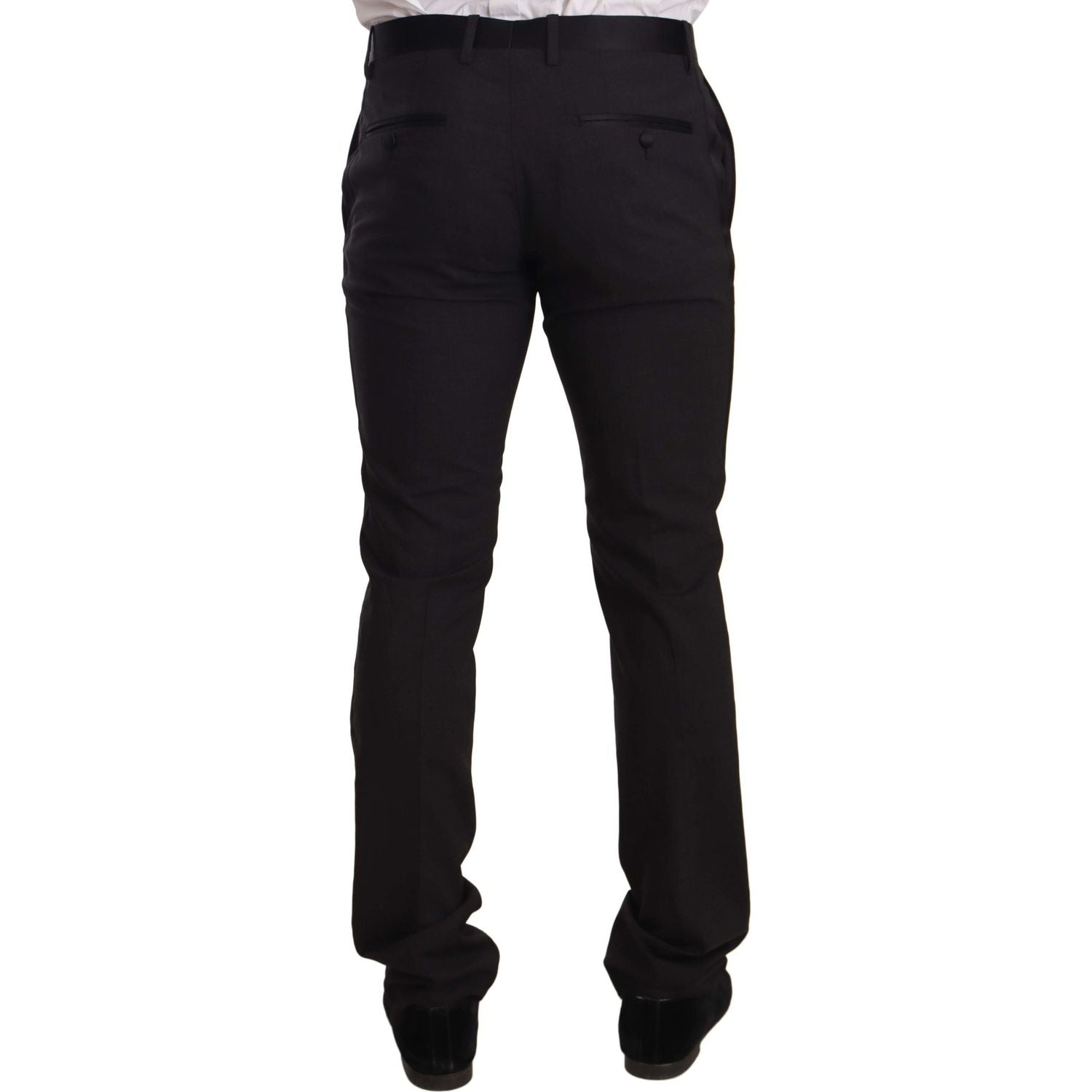 بدلة مخملية أنيقة مكونة من قطعتين باللون الأزرق من دولتشي آند غابانا