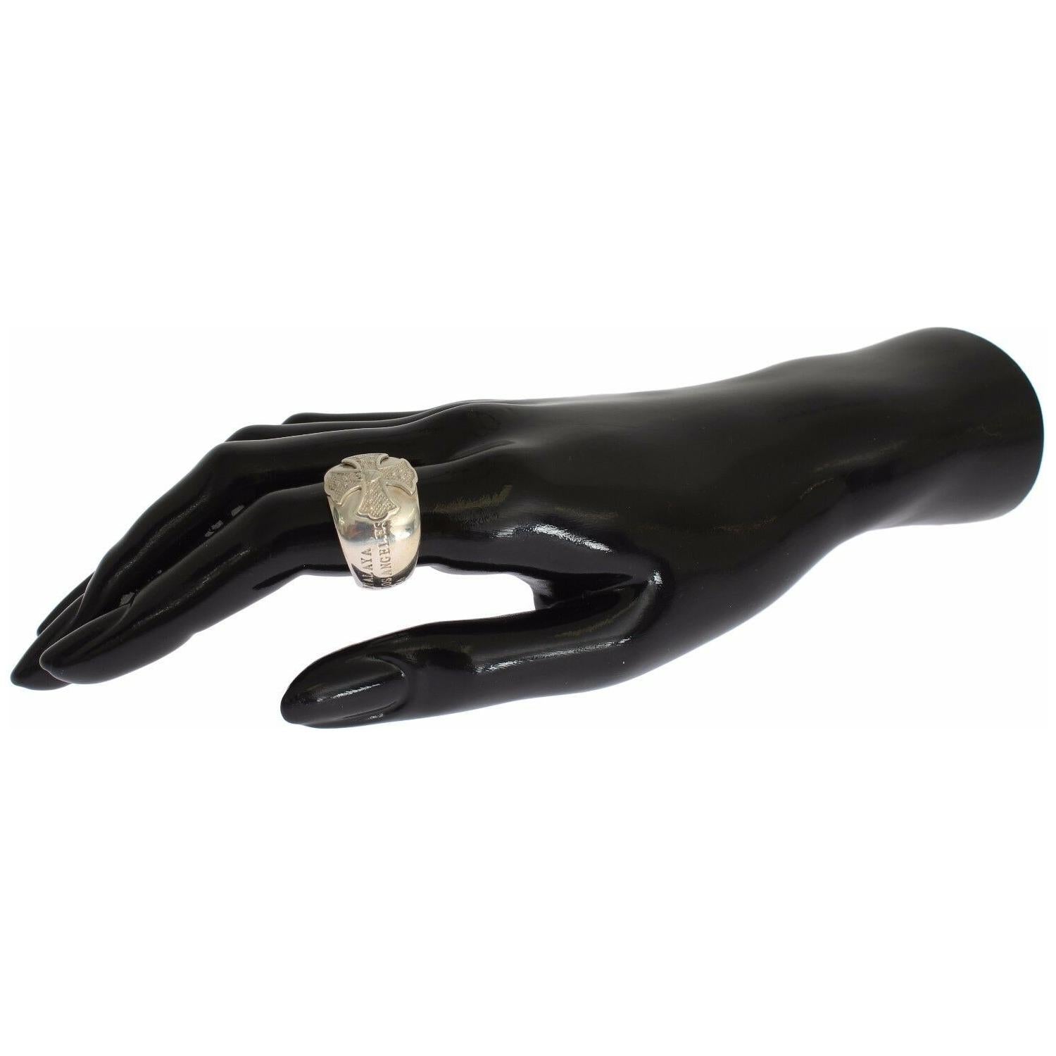 优雅纯银个性戒指