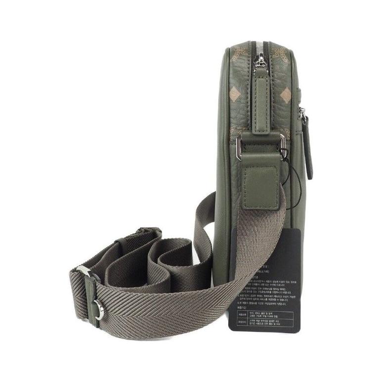 Klassik Mini Sea Turtle Visetos 混合皮革多功能斜挎包 绿色