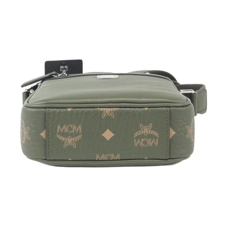 Klassik Mini Sea Turtle Visetos 混合皮革多功能斜挎包 绿色