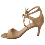 Maria Christina Elegant Beige Suede Ankle Strap Heels WOMAN PUMPS Maria Christina Rosy Brown