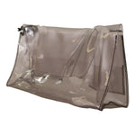 PINKO Chic Transparent Clutch for Evening Elegance Clutch Bag PINKO Slate Gray