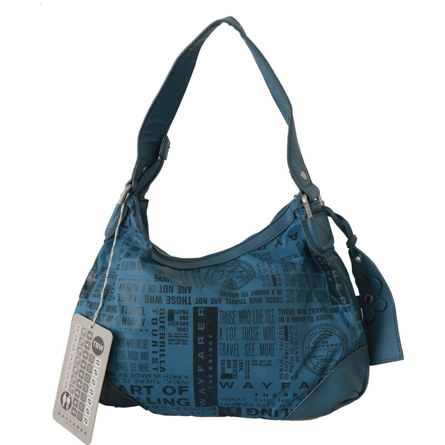 WAYFARER Shoulder Handbag Printed Purse Women Blue WOMAN SHOULDER BAGS