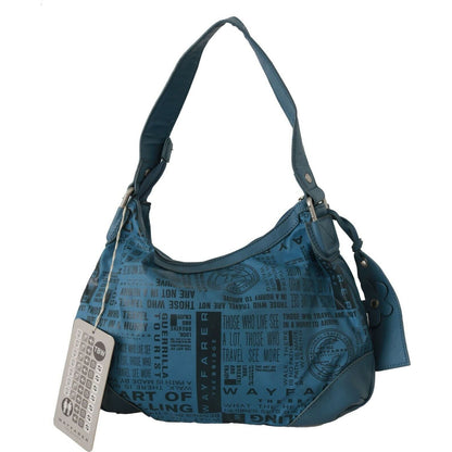 WAYFARER Shoulder Handbag Printed Purse Women Blue WOMAN SHOULDER BAGS
