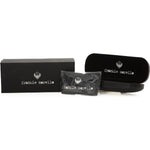 Frankie Morello White Acetate Men Sunglass Frankie Morello Black