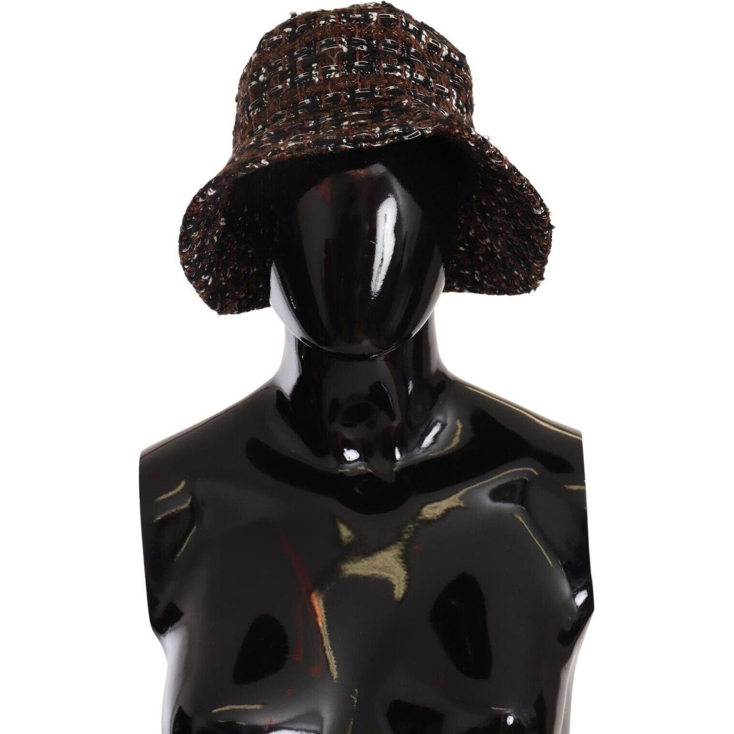 Dolce & Gabbana Multicolor Fabric Woven Wide Brim Bucket Hat