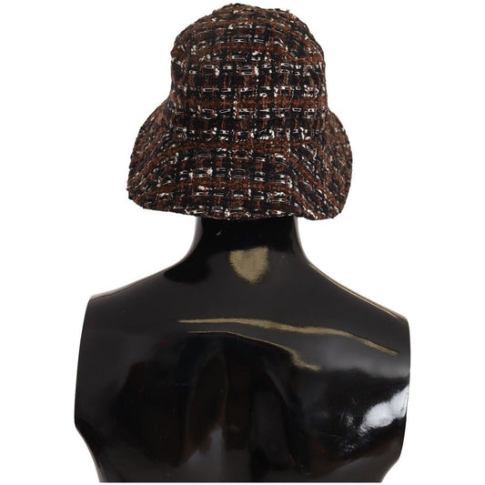 Dolce & Gabbana Multicolor Fabric Woven Wide Brim Bucket Hat