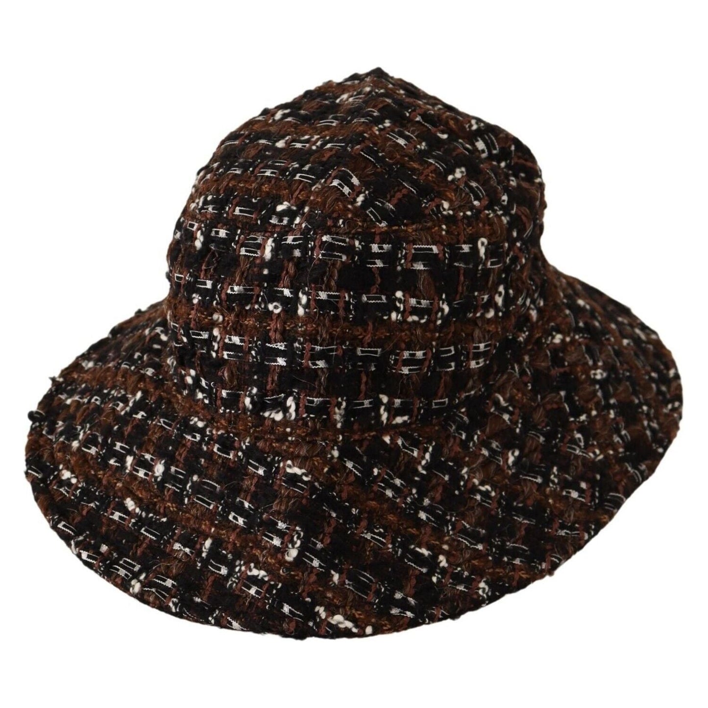 Dolce & Gabbana Multicolor Fabric Woven Wide Brim Bucket Hat
