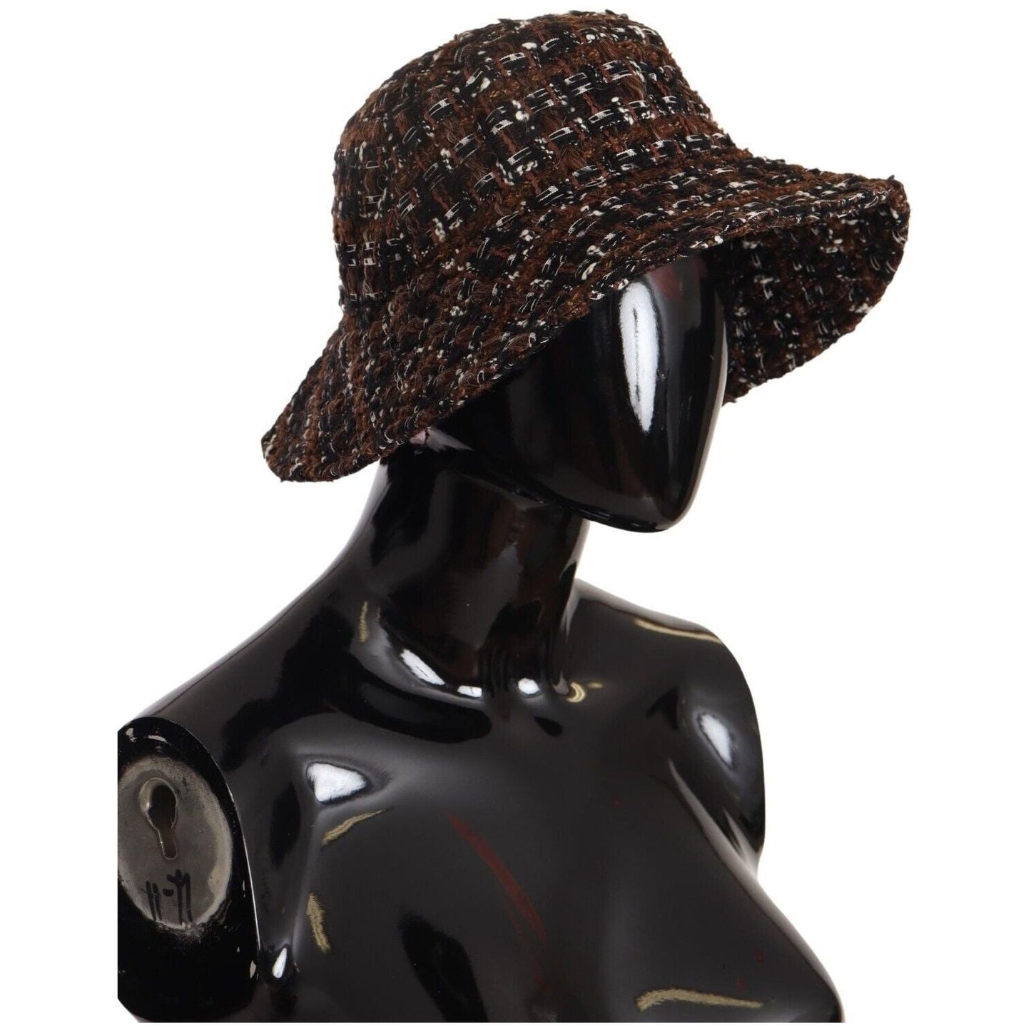 Dolce & Gabbana Multicolor Fabric Woven Wide Brim Bucket Hat