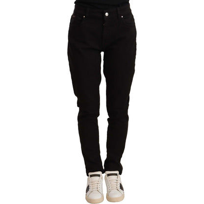 Dolce & Gabbana Black Skinny Slim Denim Cotton Stretch Jeans