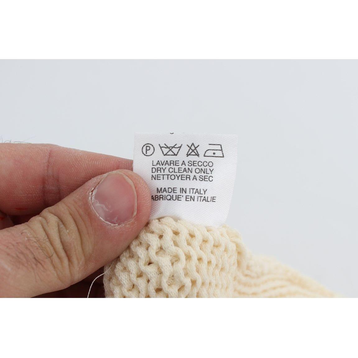 سترة محبوكة بدون أكمام باللون البيج من PINK MEMORIES