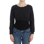 Ermanno Scervino Gray Knit Wool Cardigan Sweater SIG12566-2