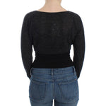 Ermanno Scervino Gray Knit Wool Cardigan Sweater SIG12566-2