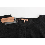 Ermanno Scervino Gray Knit Wool Cardigan Sweater SIG12566-2