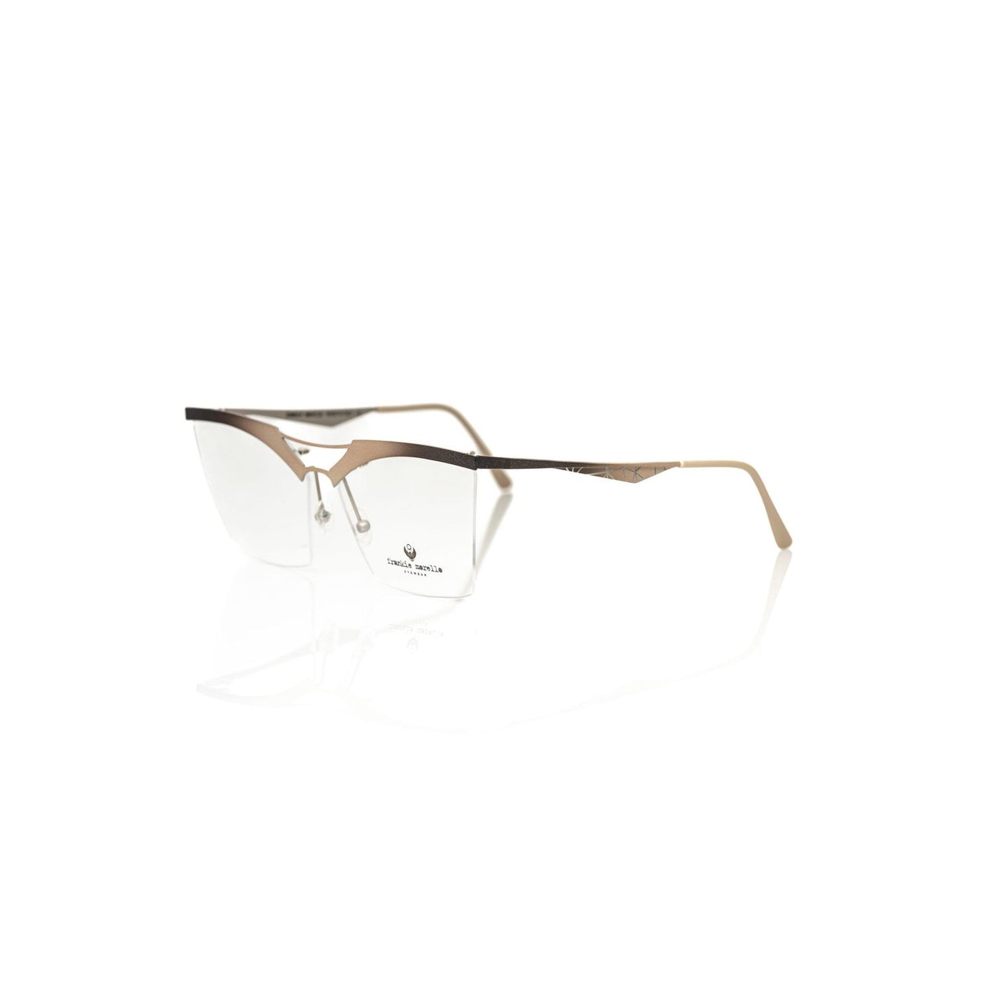 Frankie Morello Gold Metallic Women Frame