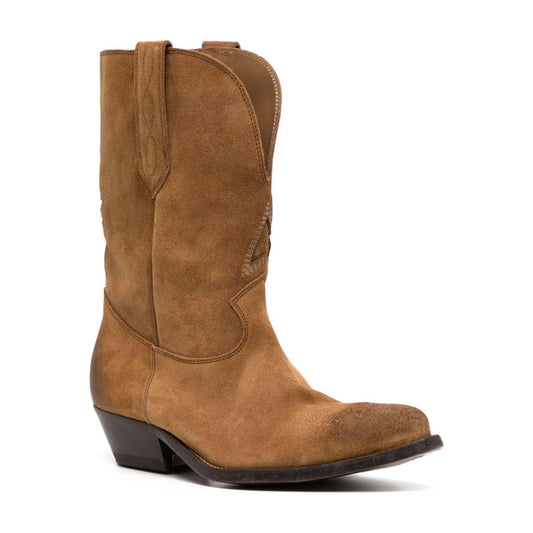 Golden Goose Boots Leather Brown Boots Golden Goose Sienna