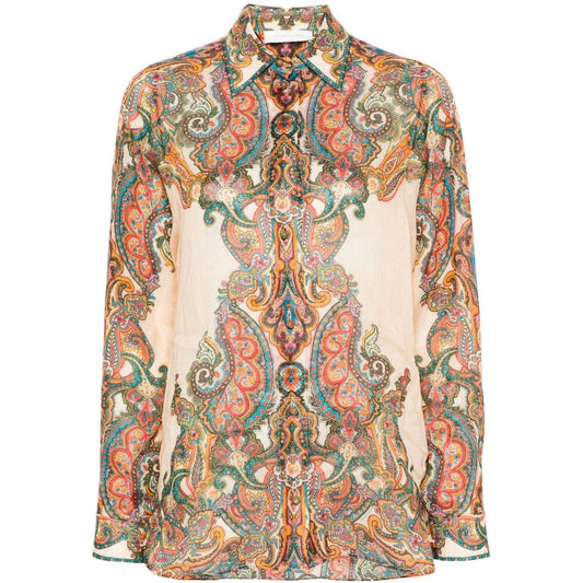Zimmermann Shirts MultiColour Shirts Zimmermann Rosy Brown