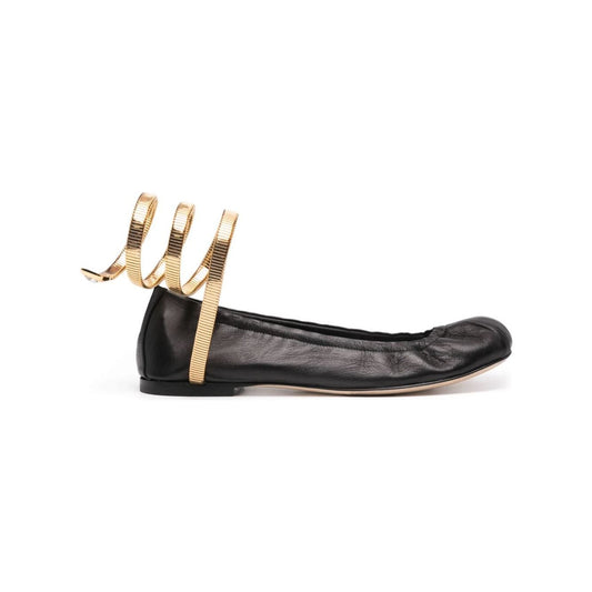 RENE' CAOVILLA Flat shoes Black Flat Shoes Rene' Caovilla Dark Slate Gray