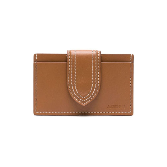 JACQUEMUS Wallets Leather Brown Wallets JACQUEMUS Sienna