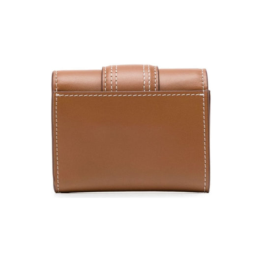 JACQUEMUS Wallets Leather Brown Wallets JACQUEMUS Sienna