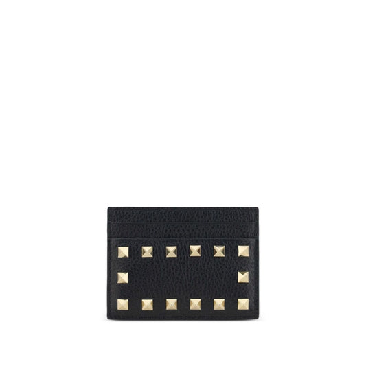 Valentino Garavani Rockstud leather card case