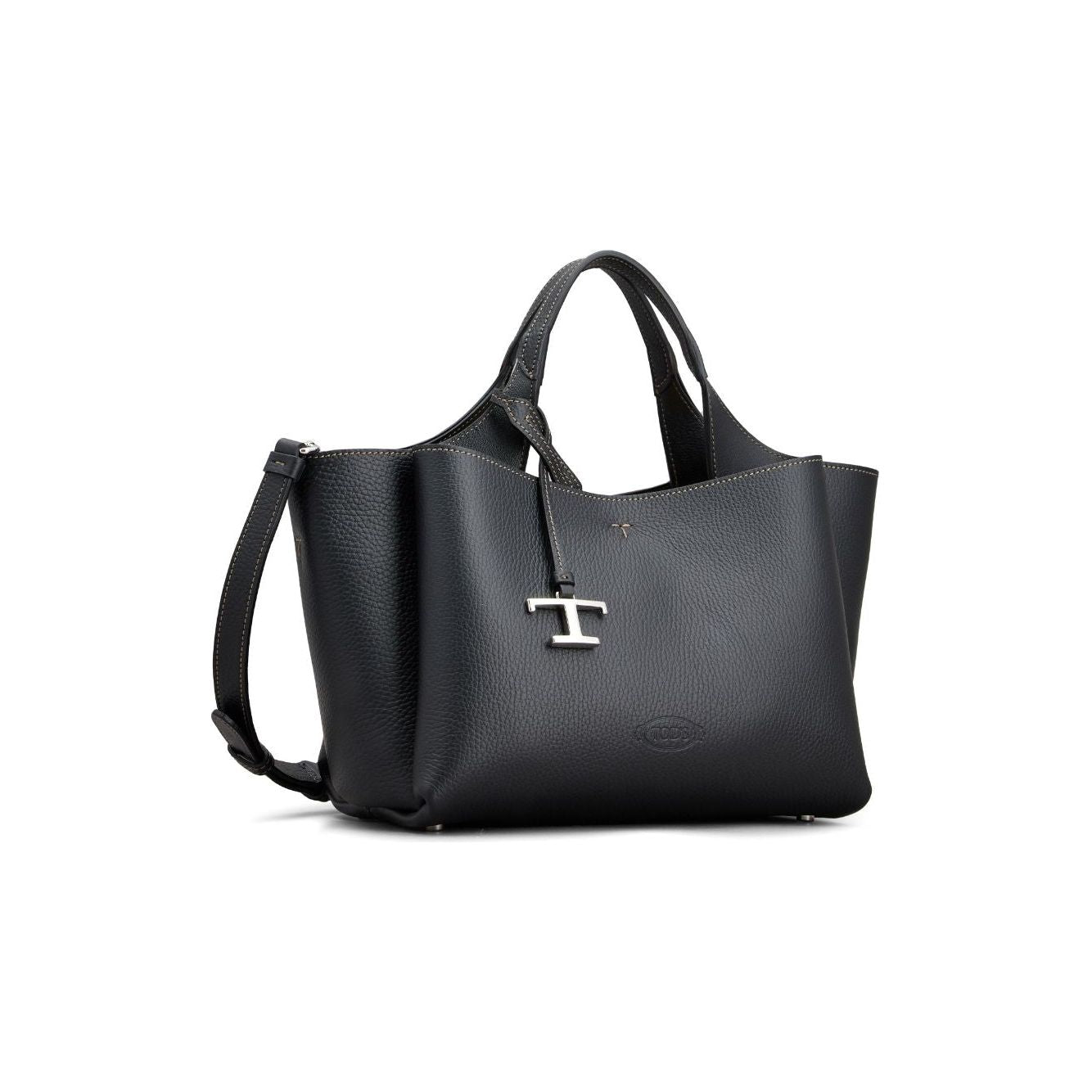 Front view with bag zipped and handles upright.