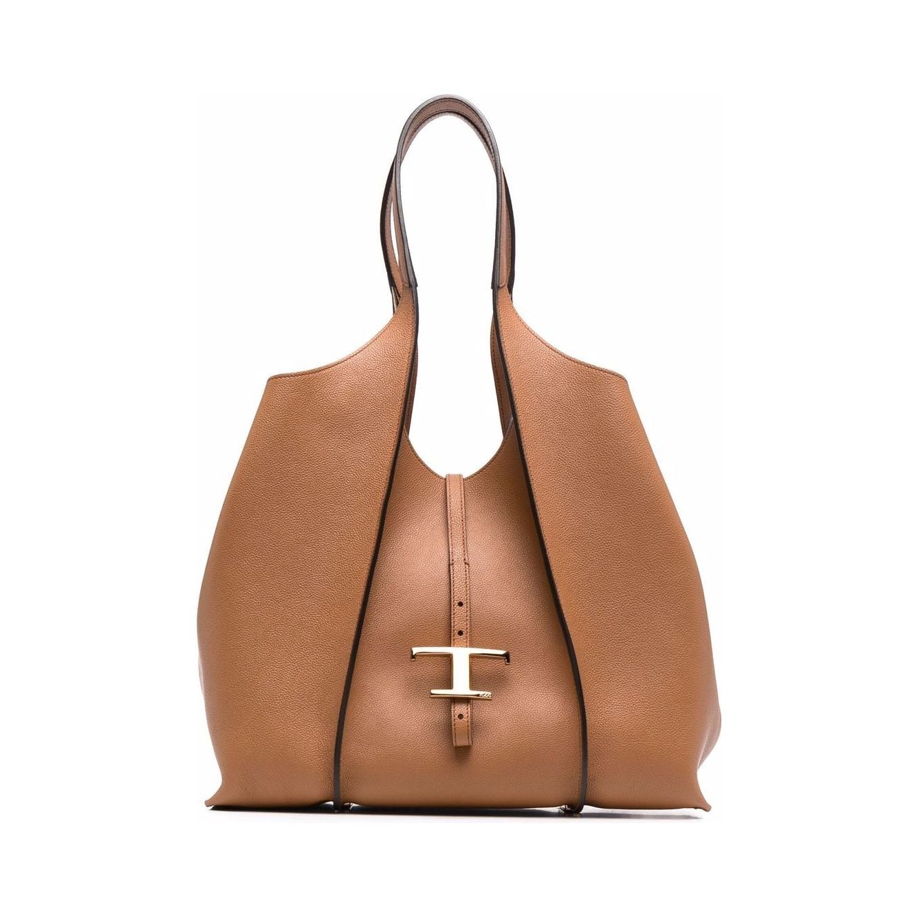 Front view with bag zipped and handles upright.