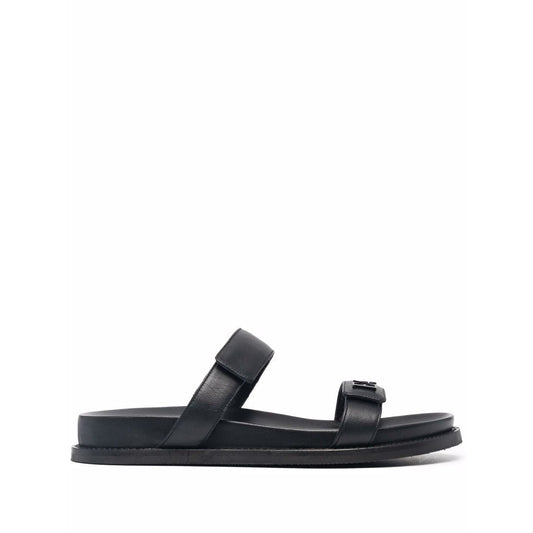 EMPORIO ARMANI EXCLUSIVE Emporio Armani double-strap leather sandals X3P778XF27100002-P25