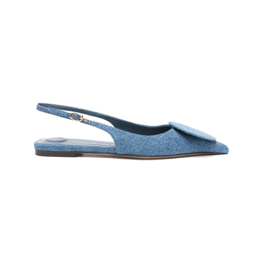 Jacquemus The Slingback Duelo Plates ballet flats Flat Shoes JACQUEMUS Slate Gray