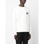 Emporio Armani Double-jersey sweatshirt with embossed embroidered EA logo 8N1ML71JHSZ0101-P25