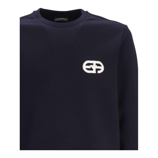 Emporio Armani Double-jersey sweatshirt with embossed embroidered EA logo 8N1ML71JHSZ0920-P25