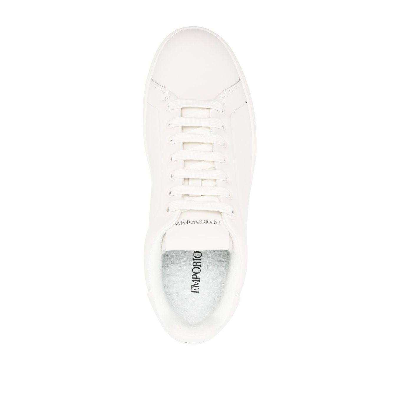 Emporio Armani logo print lace-up sneaker