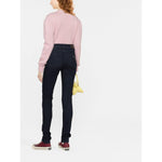 Emporio Armani high-waisted slim-cut Trousers 8N2J182DL2Z0941-P25