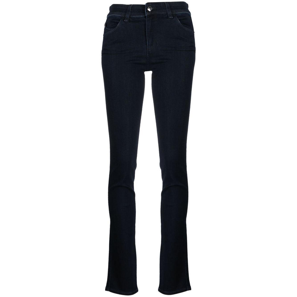 Emporio Armani high-waisted slim-cut Trousers 8N2J182DL2Z0941-P25