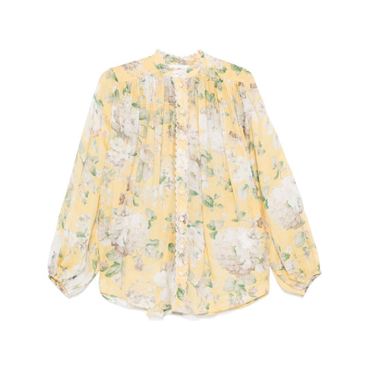 Zimmermann Shirts Yellow Shirts Zimmermann Wheat