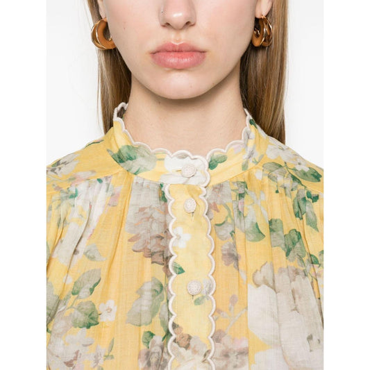 Zimmermann Shirts Yellow Shirts Zimmermann Wheat