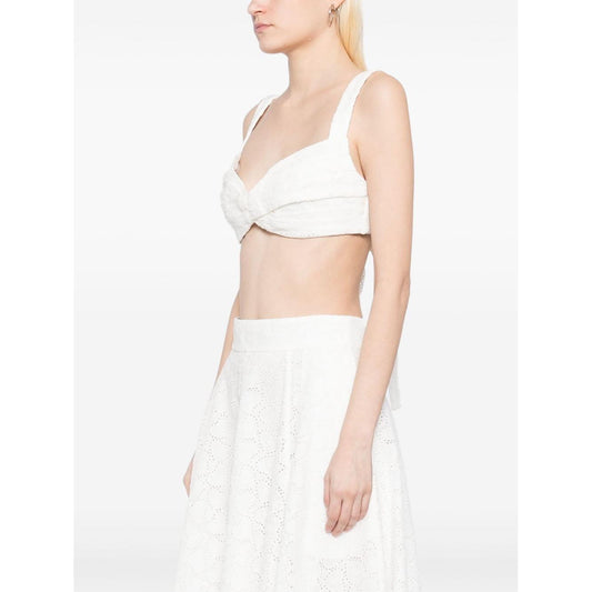 Zimmermann Top White Topwear Zimmermann White Smoke