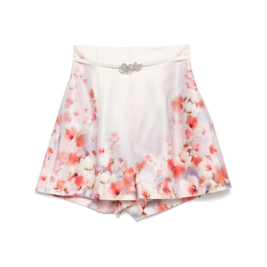 Zimmermann Shorts Red Short trousers Zimmermann Antique White