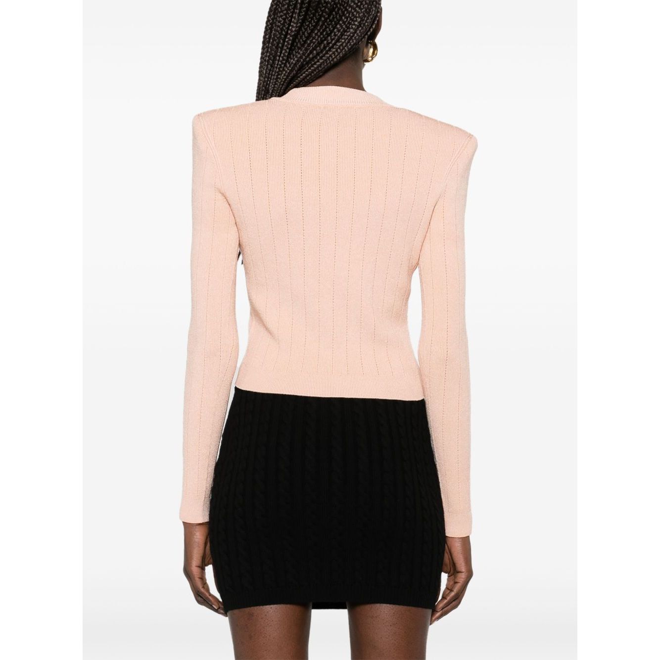 Balmain cropped Knit cardigan