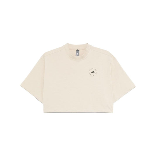 Adidas By Stella McCartney crop T-shirt Topwear Adidas By Stella McCartney Antique White