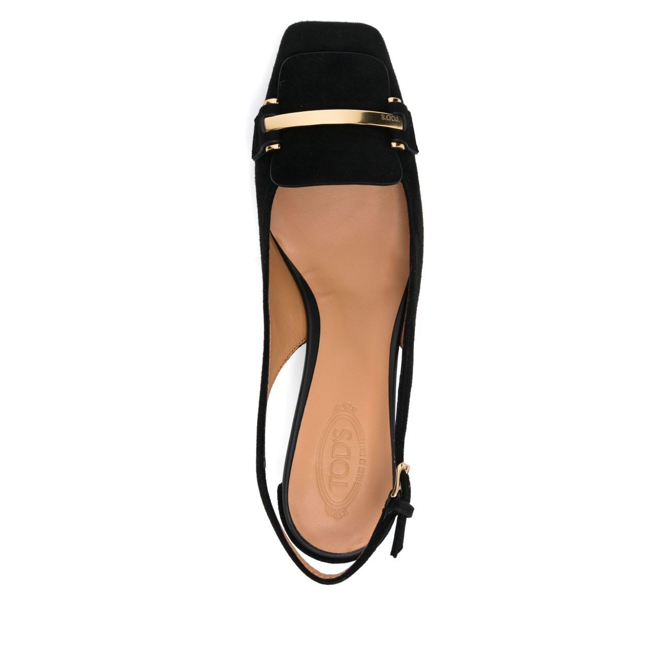 Tod's 50mm Suede Pumps with Back Strap