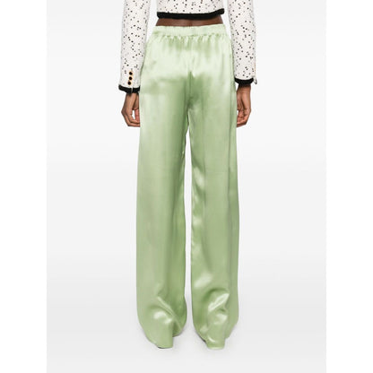 Valentino wide leg silk trousers