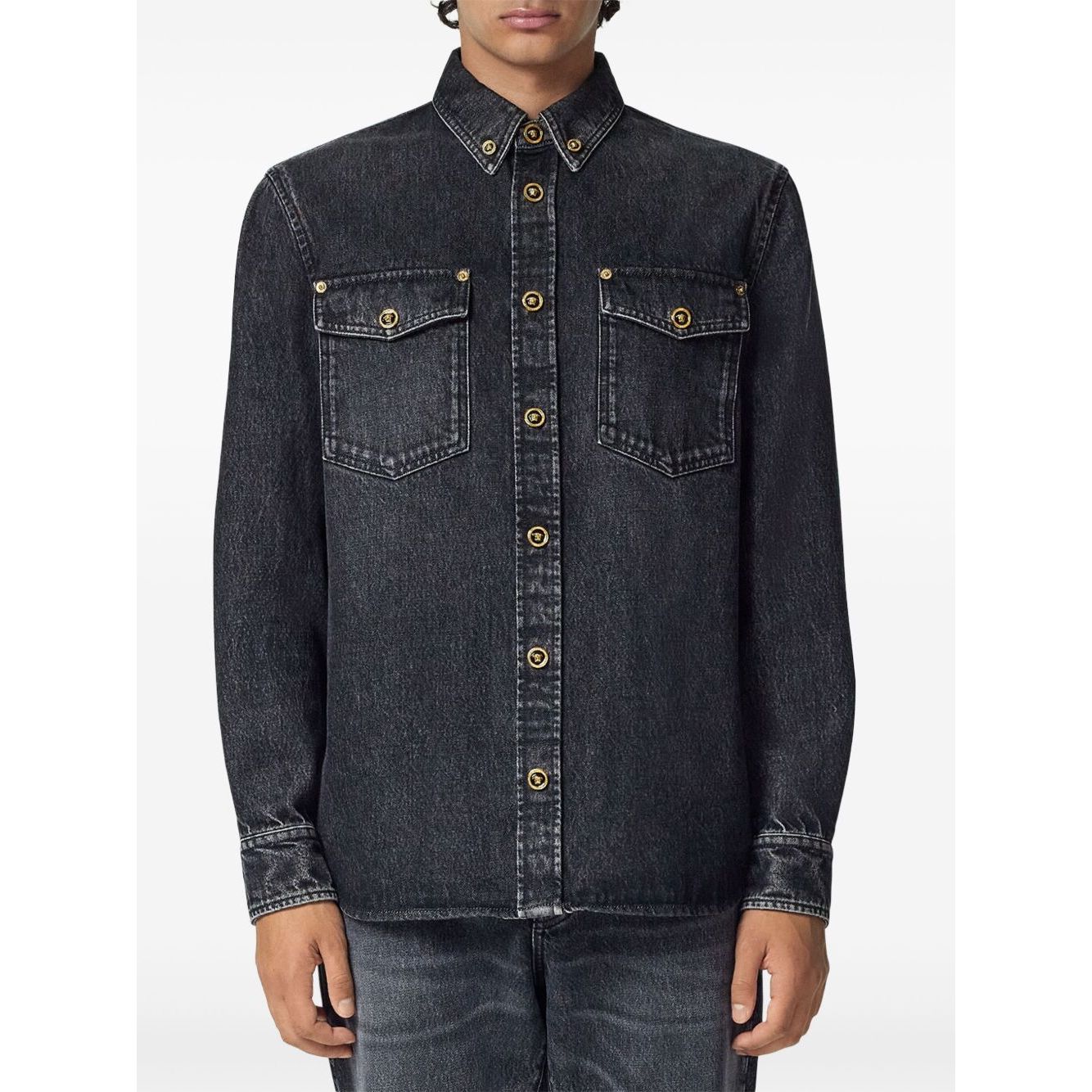 Versace denim shirt