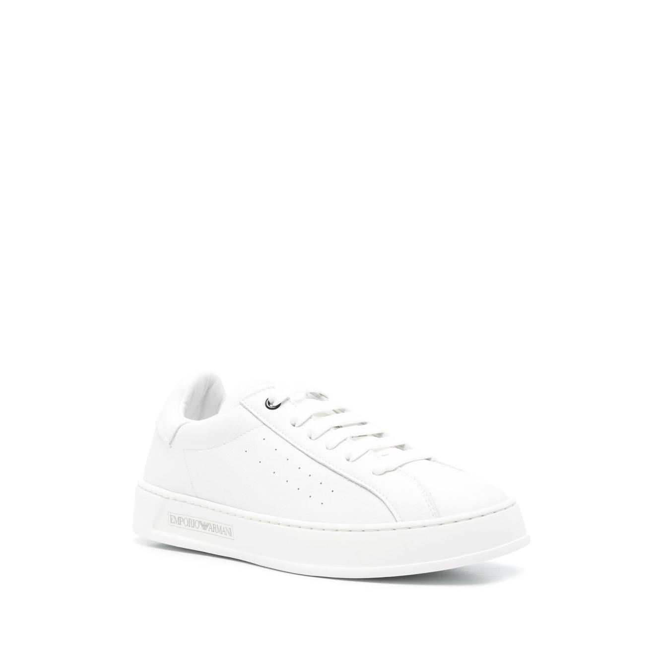 EMPORIO ARMANI EXCLUSIVE Emporio Armani Leather sneakers with logo X3X241XR37500001-P25