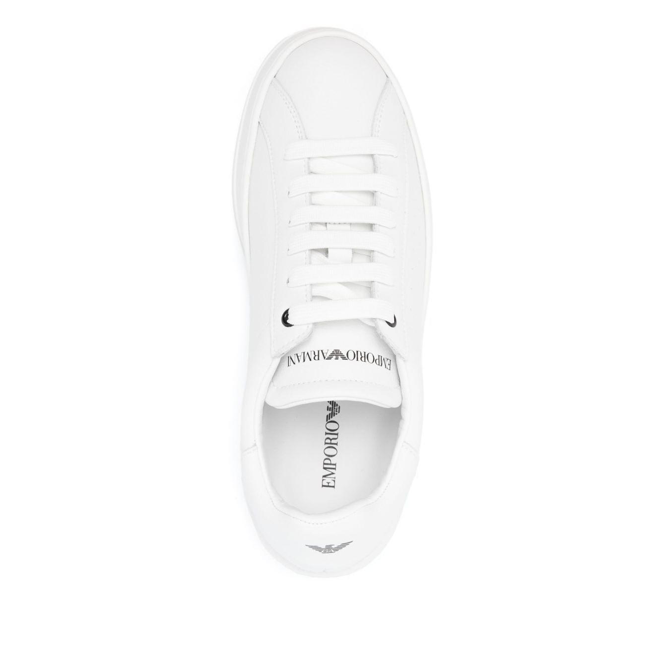 EMPORIO ARMANI EXCLUSIVE Emporio Armani Leather sneakers with logo X3X241XR37500001-P25